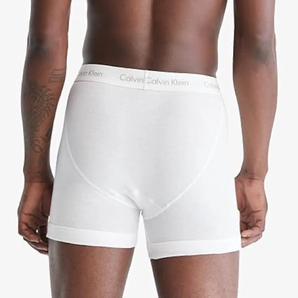 Calvin Klein Men's Cotton Classics 7-Pack Boxer Brief Large White